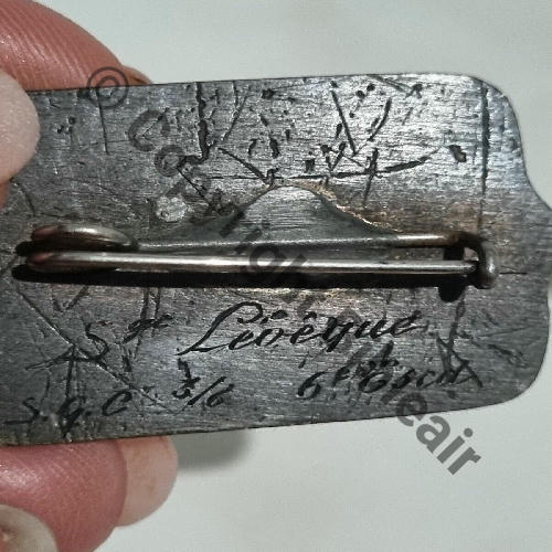 ROUSS A1090NH 1939 SGC.III.6   SM Eping soudee Dos tres irreg grave Sgt LEVEQUE SGC 3.6 6eEscd Src.embenk.15 705Eur02.23 